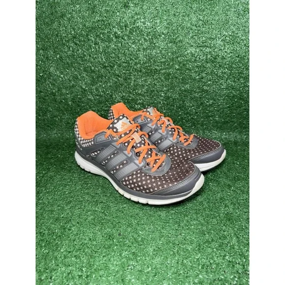 Adidas‎ Women's Duramo Running Athletic Shoes Sneakers Grey Orange Size 9.5 - Picture 2 of 9